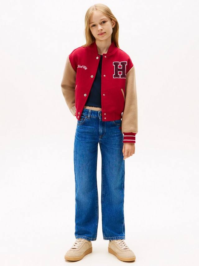 Джинсы Girlfriend прямые для девочек Tommy Hilfiger
Джинсы Girlfriend прямые для девочек Tommy Hilfiger