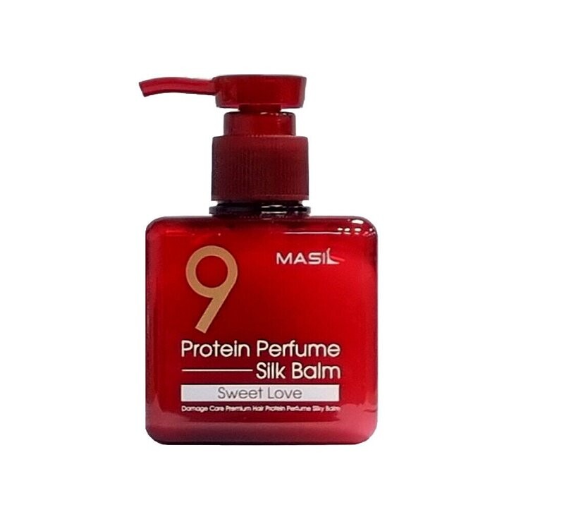 MASIL 9 Protein Perfume Silk Balm Sweet Love, Протеиновый бальзам для волос против термического повреждения, 180мл
MASIL 9 Protein Perfume Silk Balm Sweet Love, Протеиновый бальзам для волос против термического повреждения, 180мл