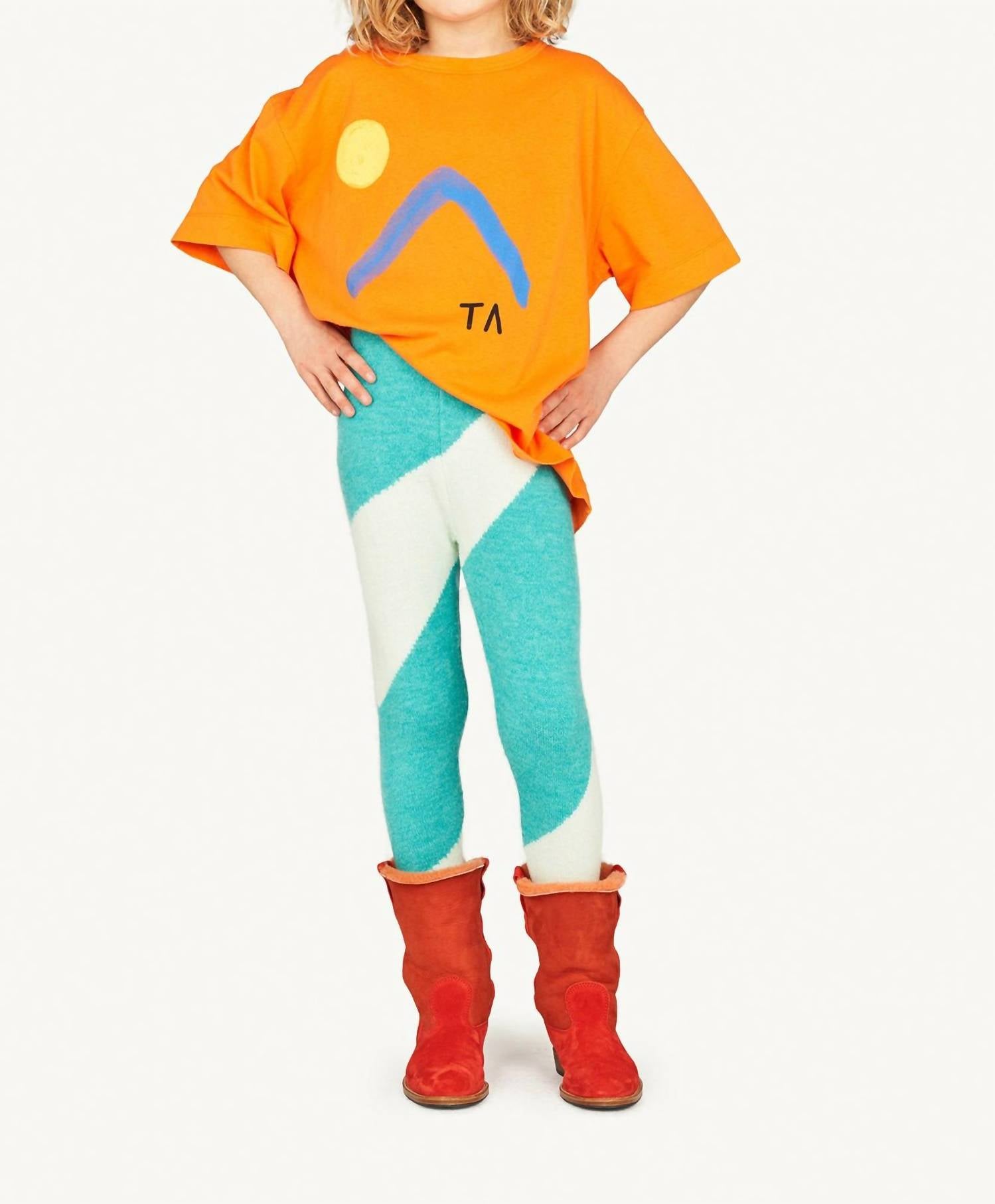 Биколорные штаны Crow в бирюзовом цвете The Animals Observatory
Биколорные штаны Crow в бирюзовом цвете The Animals Observatory