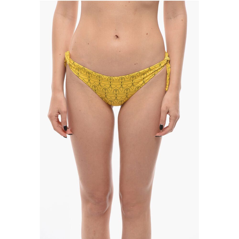 Плавки бикини с культовым принтом по всей поверхности и завязанными шнурками Karl Lagerfeld, Yellow
Плавки бикини с культовым принтом по всей поверхности и завязанными шнурками Karl Lagerfeld, Yellow