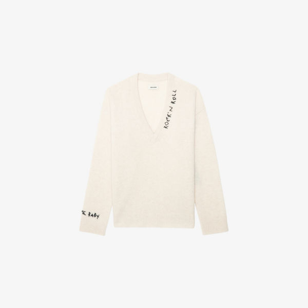 Джемпер Zadig&Voltaire Text-Embroidery с вышивкой, экрю
Джемпер Zadig&Voltaire Text-Embroidery с вышивкой, экрю