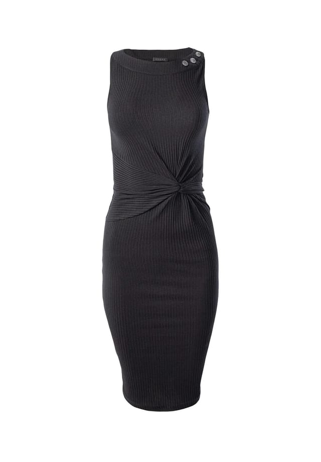 Платья платье длиной до колена Erneste Knot с круглым вырезом и декоративными пуговицами облегающего кроя Guess, черный
Платья платье длиной до колена Erneste Knot с круглым вырезом и декоративными пуговицами облегающего кроя Guess, черный