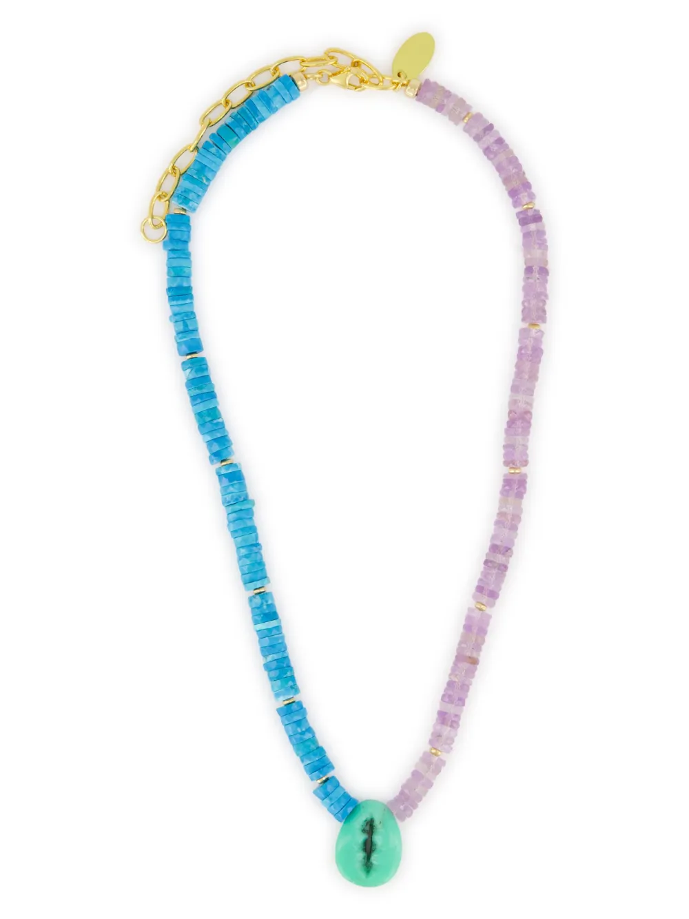 Колье Cowrie Lizzie Fortunato, синий 
Колье Cowrie Lizzie Fortunato, синий