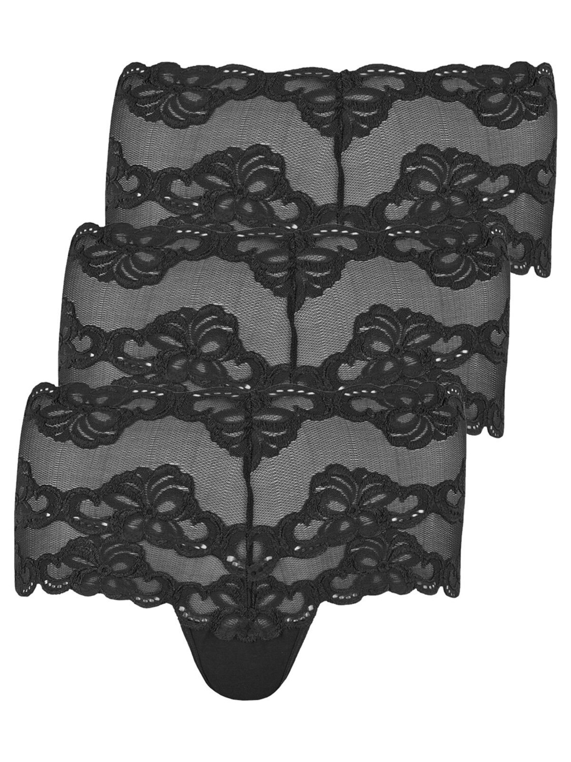 Трусы Nina von C. 3er Pack Hipster, черный
Трусы Nina von C. 3er Pack Hipster, черный