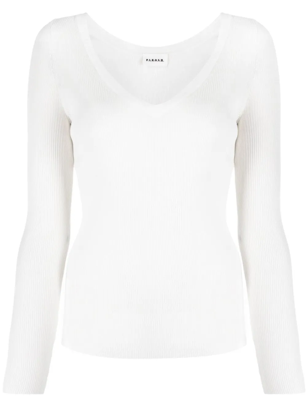 Футболка с V-образным вырезом и длинными рукавами P.A.R.O.S.H., белый
Футболка с V-образным вырезом и длинными рукавами P.A.R.O.S.H., белый