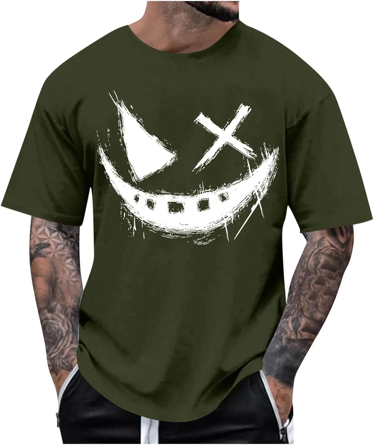 Футболка Funny Halloween для мужчин с принтом Smiley Face Sdeycui
Футболка Funny Halloween для мужчин с принтом Smiley Face Sdeycui