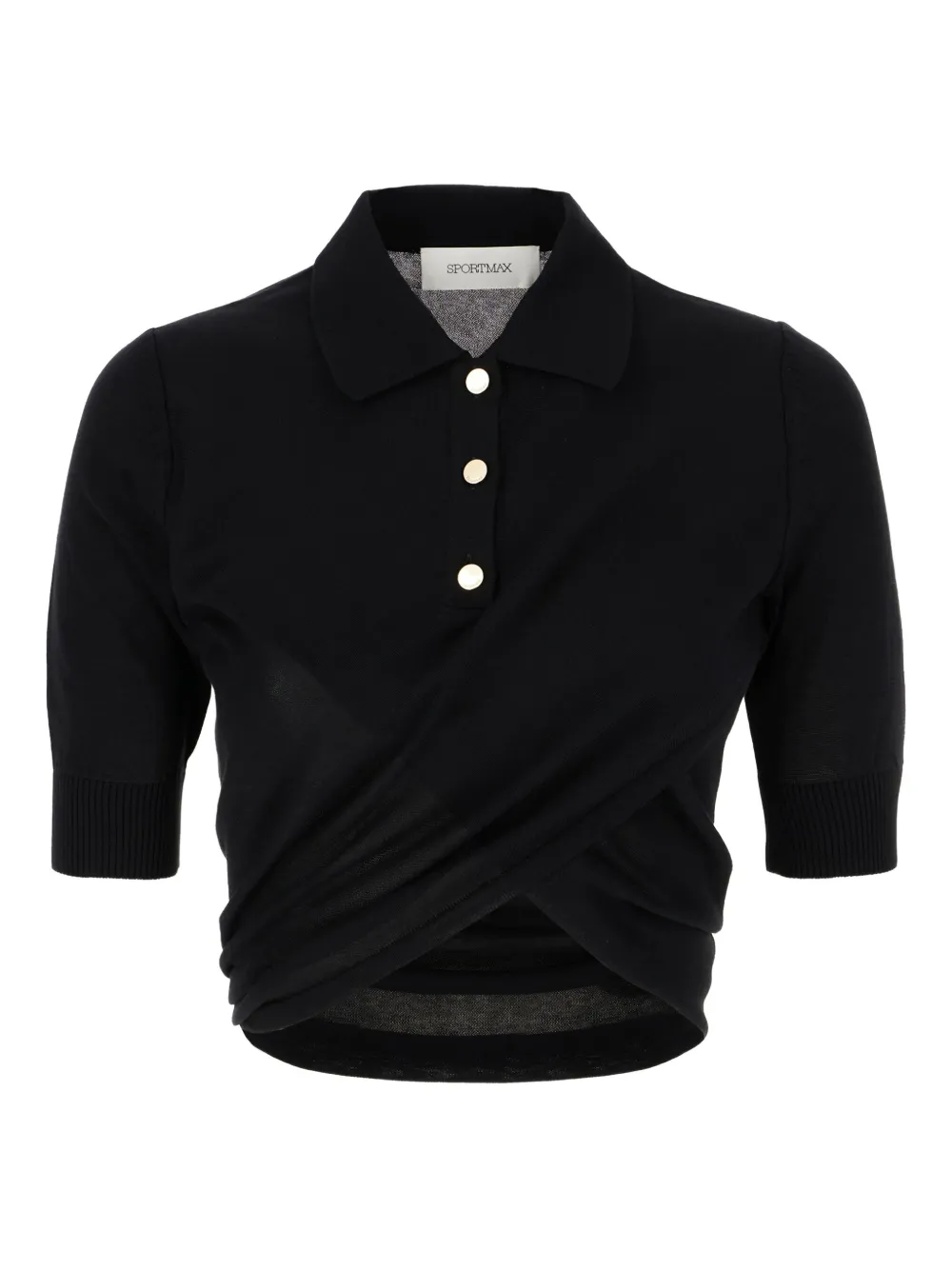 Рубашка поло из джерси SPORTMAX, черный
Рубашка поло из джерси SPORTMAX, черный