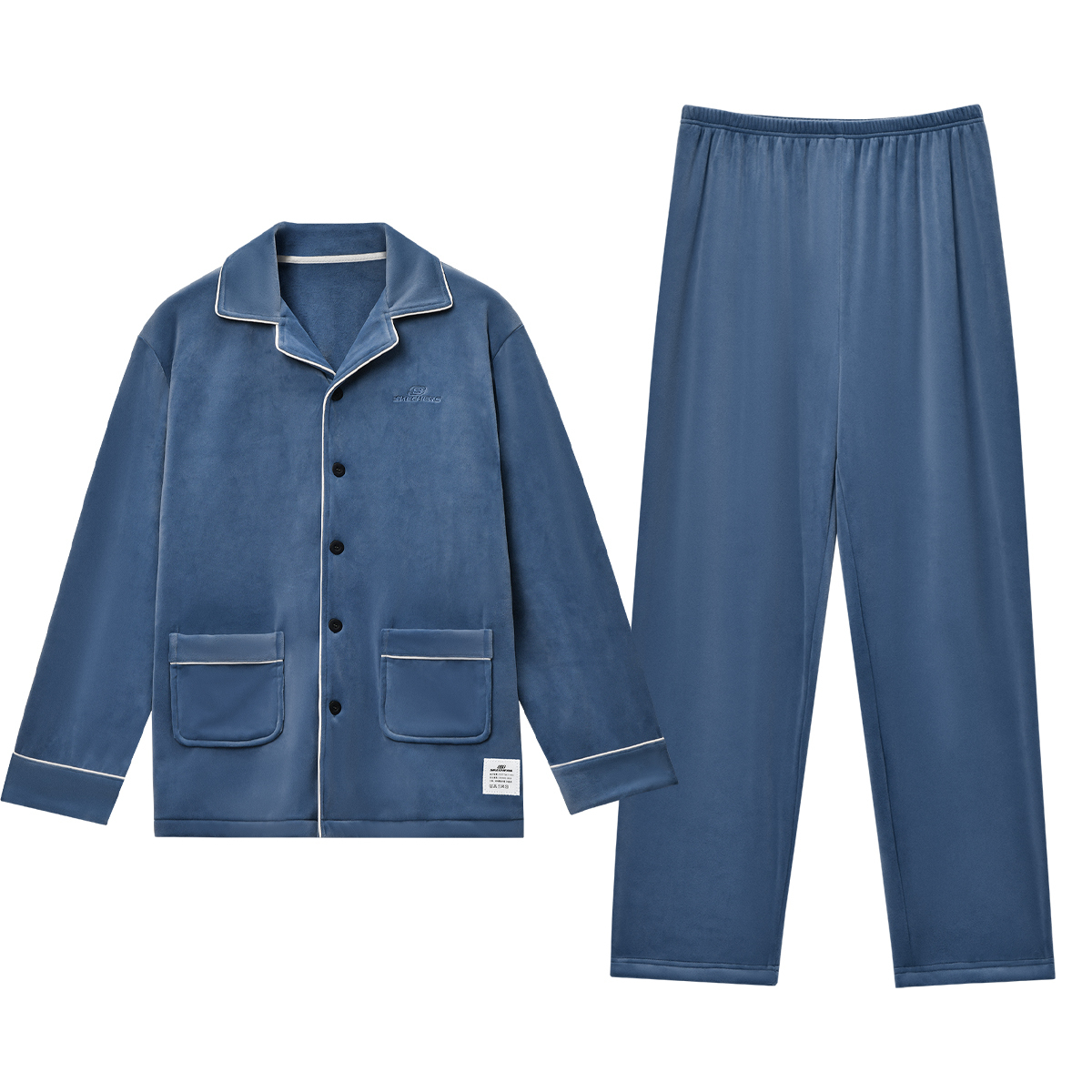 Skechers Пижамный комплект мужской темно-синий
Skechers Пижамный комплект мужской темно-синий