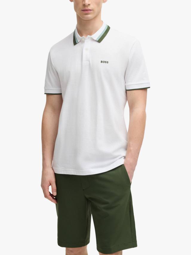 BOSS Cotton Regular Fit короткий рукав поло HUGO BOSS, White
BOSS Cotton Regular Fit короткий рукав поло HUGO BOSS, White