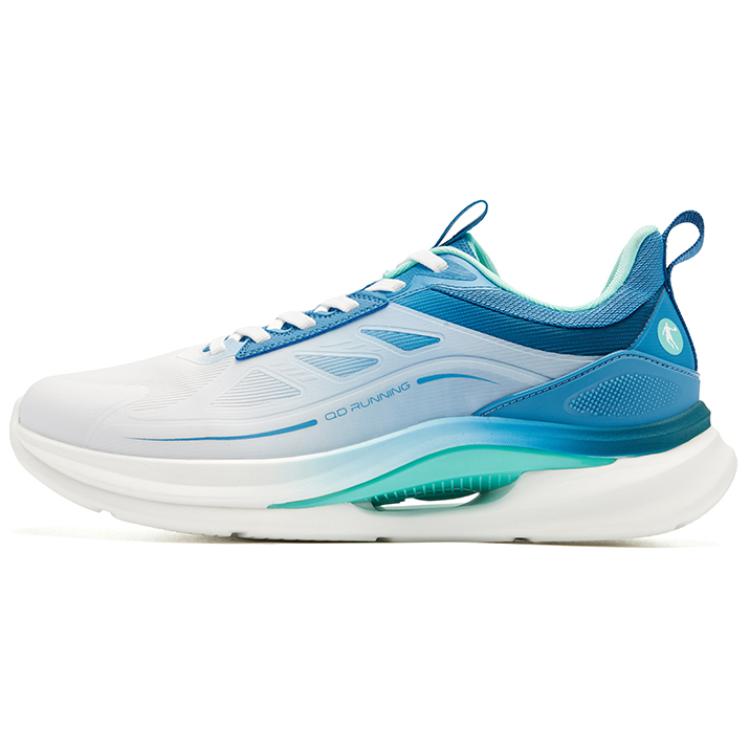 QIAODAN Кроссовки Speed с противоскользящим и износостойким покрытием, низкие, повседневные, мужские, белые, синие 
QIAODAN Кроссовки Speed с противоскользящим и износостойким покрытием, низкие, повседневные, мужские, белые, синие