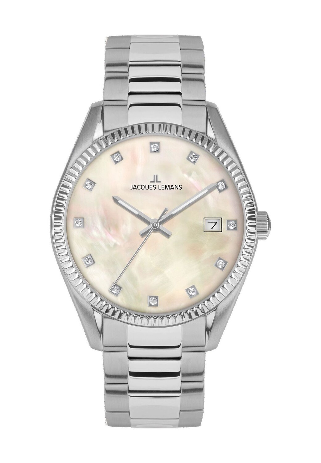 Женские наручные часы 50-4 JACQUES LEMANS, цвет Weiss Perlmutt
Женские наручные часы 50-4 JACQUES LEMANS, цвет Weiss Perlmutt