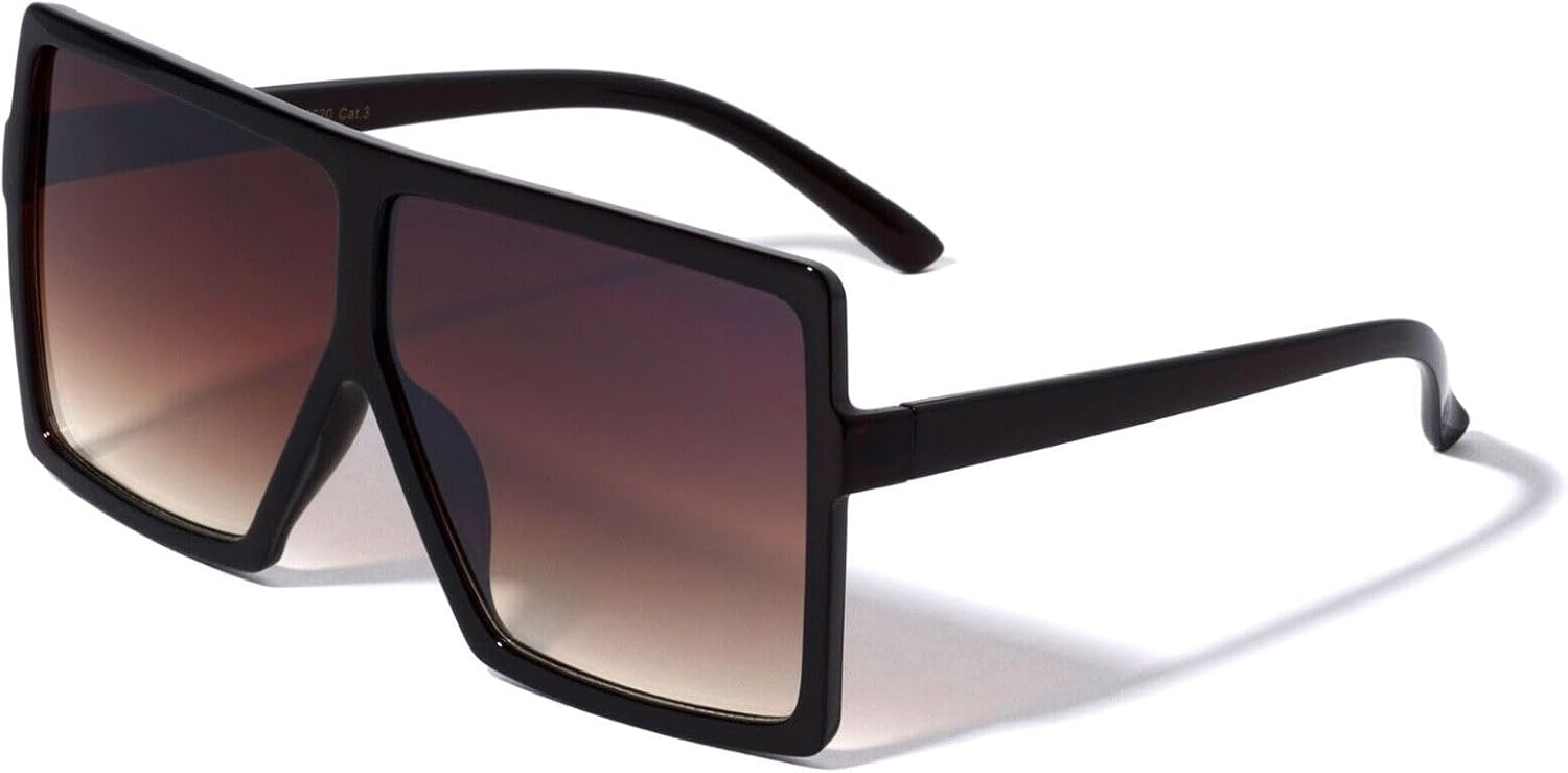 Женские солнцезащитные очки Dweebzilla XL, квадратной формы, в стиле ретро, дизайнерские, большие, модные, с защитой от УФ-излучения UV400, гибридные, Crystal Dark Brown Frame - Brown Gradient Lenses
Женские солнцезащитные очки Dweebzilla XL, квадратной формы, в стиле ретро, дизайнерские, большие, модные, с защитой от УФ-излучения UV400, гибридные, Crystal Dark Brown Frame - Brown Gradient Lenses