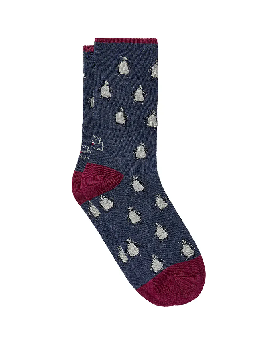 Обычные носки из джинсовой ткани с люрексом Kiff-Kiff, синий
Обычные носки из джинсовой ткани с люрексом Kiff-Kiff, синий