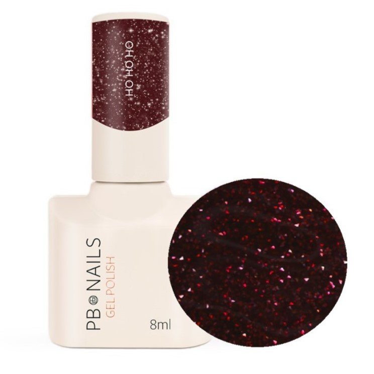 PB NAILS Hybrid Varnish HO HO HO - 8 мл 
PB NAILS Hybrid Varnish HO HO HO - 8 мл