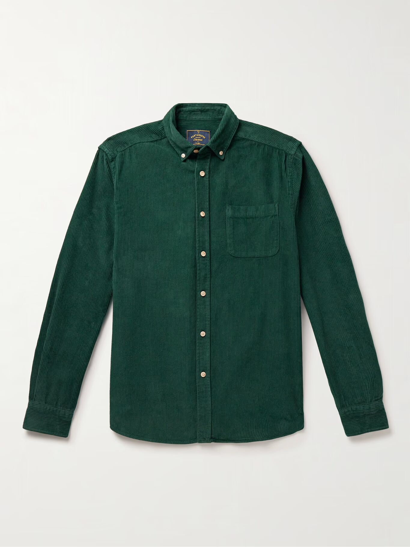 Рубашка Lobo из хлопка и вельвета с воротником на пуговицах PORTUGUESE FLANNEL, зеленый
Рубашка Lobo из хлопка и вельвета с воротником на пуговицах PORTUGUESE FLANNEL, зеленый