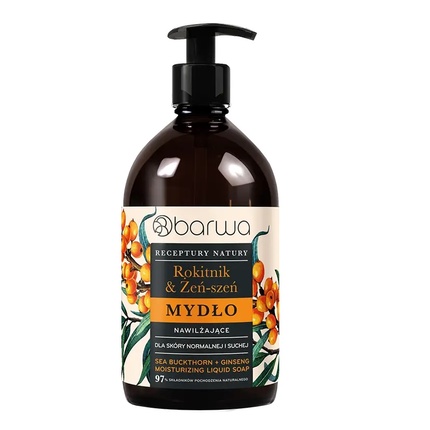 Облепиха + Увлажняющее жидкое мыло 480 мл Barwa
Облепиха + Увлажняющее жидкое мыло 480 мл Barwa