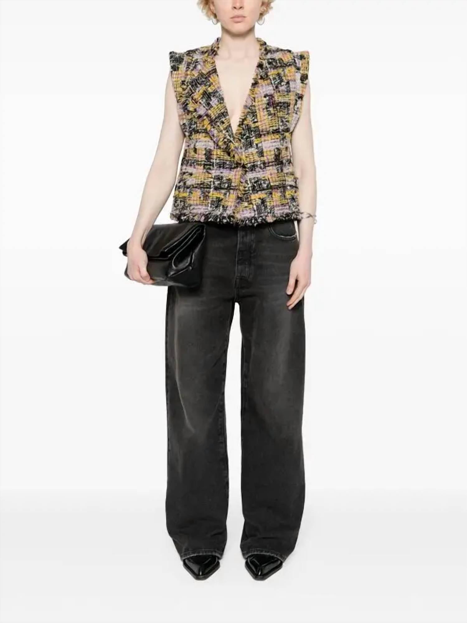 Жилет Djiroy в сиреневом/желтом цвете Isabel Marant
Жилет Djiroy в сиреневом/желтом цвете Isabel Marant