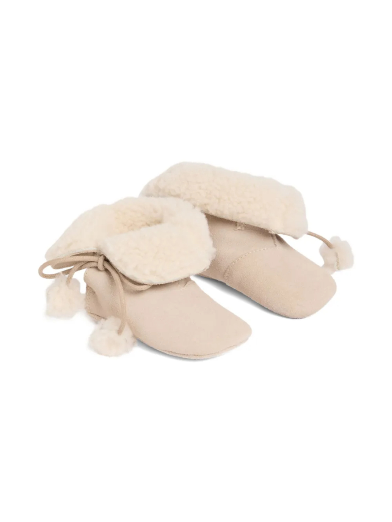 Ботиночки Bonpoint из замши с помпонами, нейтральный
Ботиночки Bonpoint из замши с помпонами, нейтральный