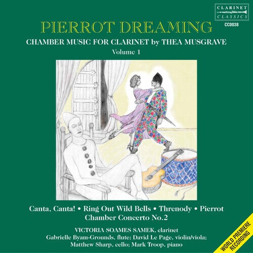 CD диск Musgrave / Page / Sharp / Troop / Samek: Pierrot Dreaming: Chamber Music for Clarinet
CD диск Musgrave / Page / Sharp / Troop / Samek: Pierrot Dreaming: Chamber Music for Clarinet