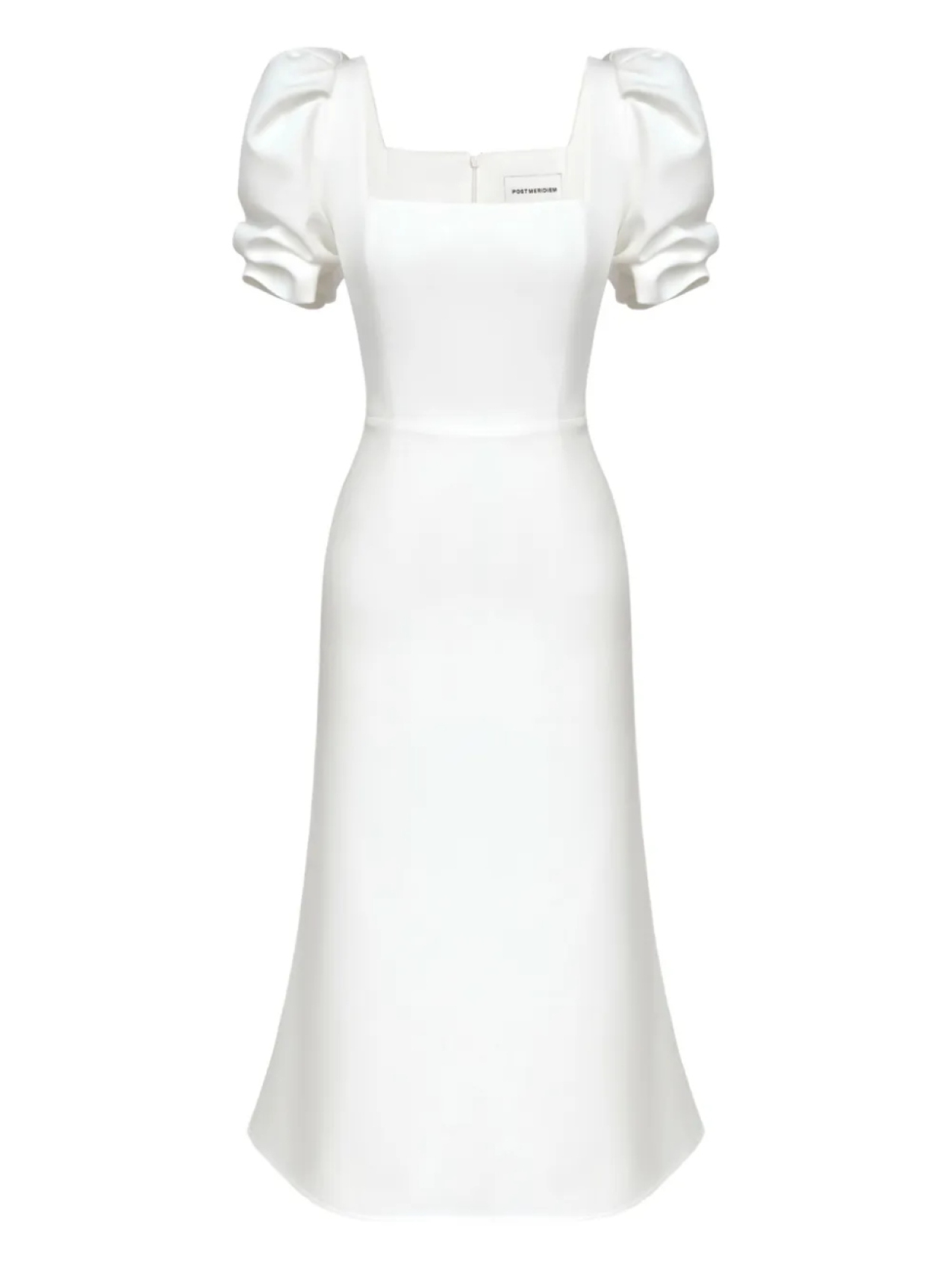 POST MERIDIEM платье миди с квадратным вырезом, белый
POST MERIDIEM платье миди с квадратным вырезом, белый