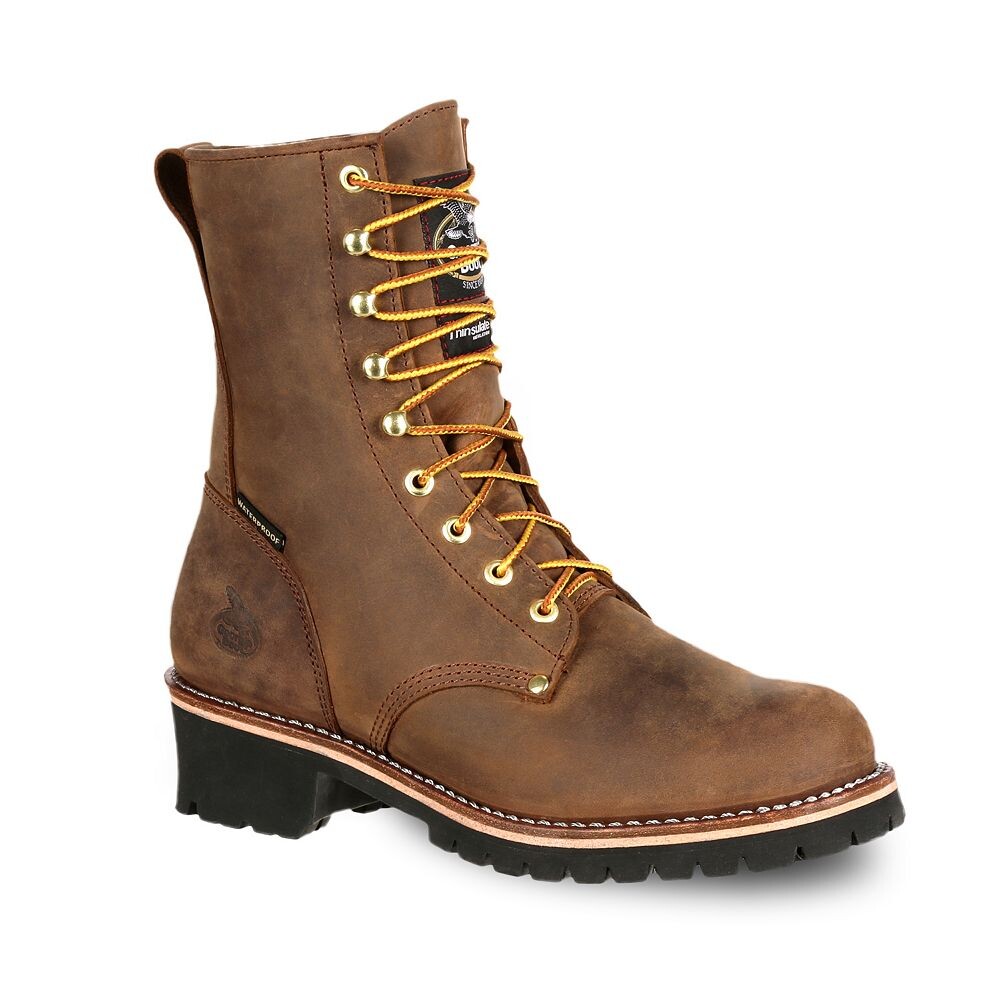 Georgia Boots Logger Мужские утепленные водонепроницаемые рабочие ботинки со стальным носком, коричневый
Georgia Boots Logger Мужские утепленные водонепроницаемые рабочие ботинки со стальным носком, коричневый