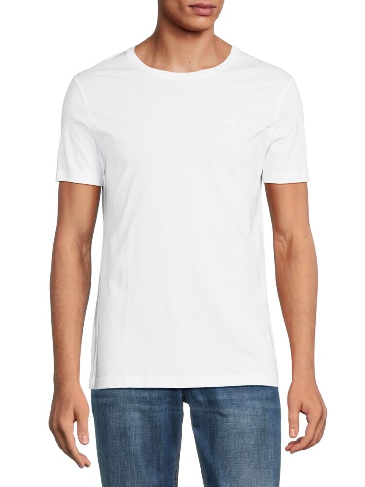 Футболка узкого кроя с логотипом Boss, белый
Футболка узкого кроя с логотипом Boss, белый