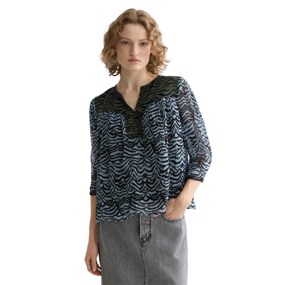 Блузка Scotch & Soda Contrast Yoke long sleeve, синий
Блузка Scotch & Soda Contrast Yoke long sleeve, синий