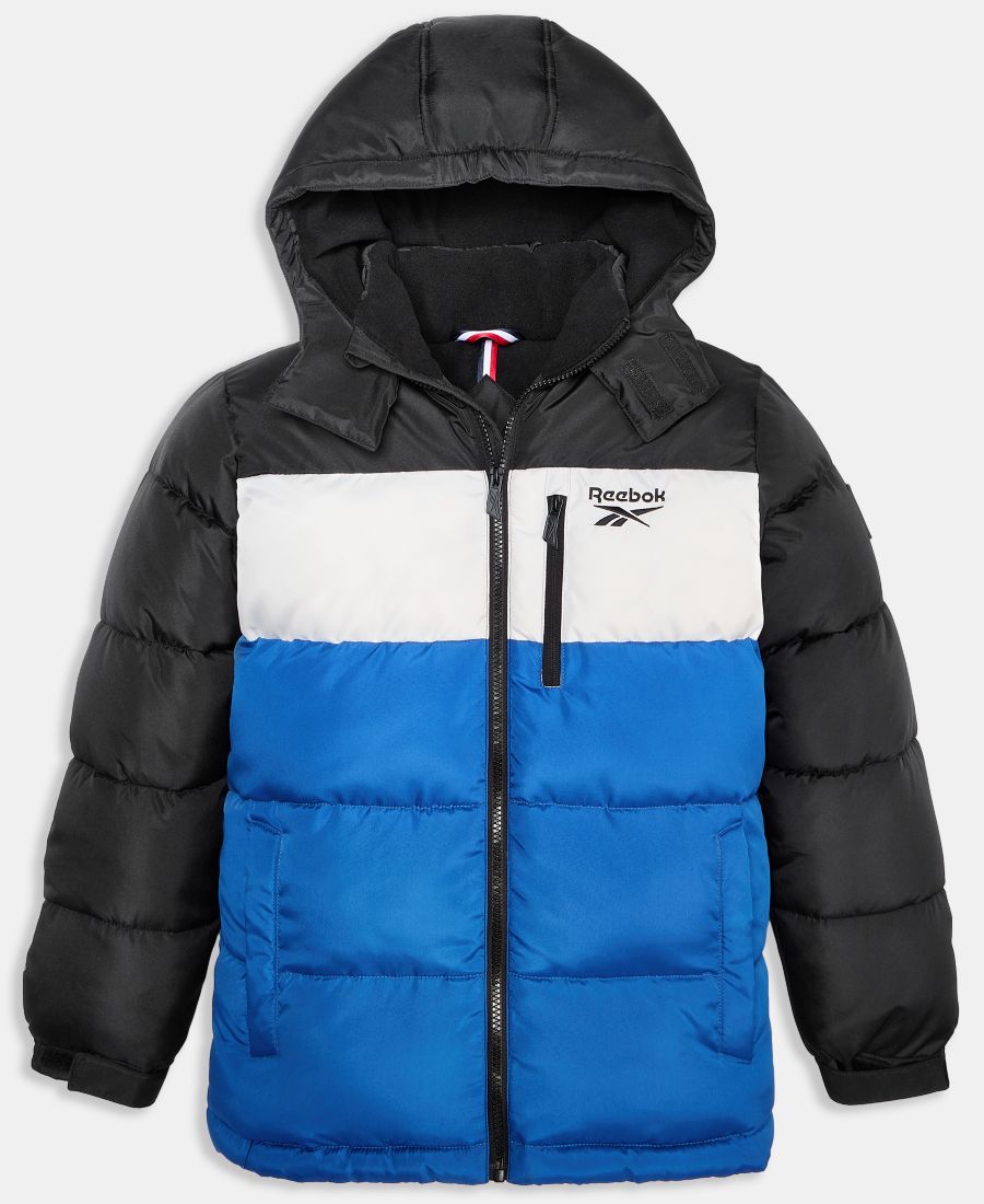 Пуховая куртка для малышей и маленьких мальчиков Reebok, Blue
Пуховая куртка для малышей и маленьких мальчиков Reebok, Blue