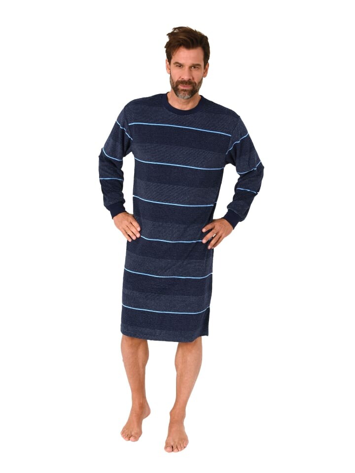Ночная рубашка NORMANN Frottee langarm Bündchen, синий
Ночная рубашка NORMANN Frottee langarm Bündchen, синий