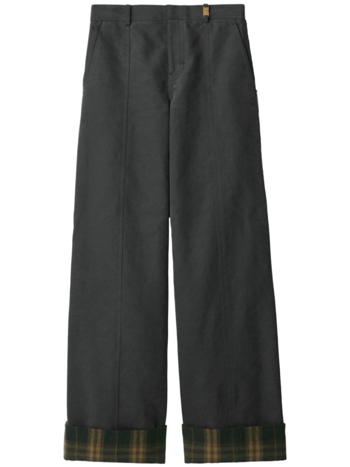 Burberry брюки с отделкой в клетку, серый
Burberry брюки с отделкой в клетку, серый