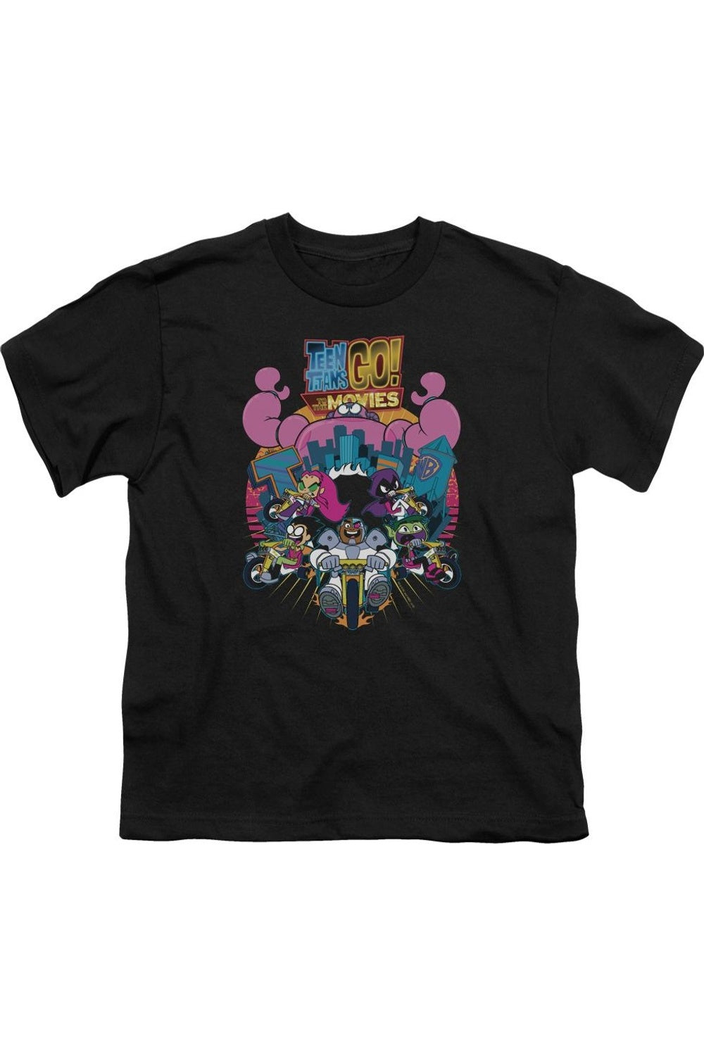 Футболка с коротким рукавом Teen Titans Go To The Movies Burst Through для детей Gildan, черный
Футболка с коротким рукавом Teen Titans Go To The Movies Burst Through для детей Gildan, черный
