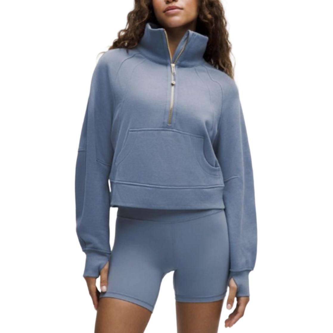 Свитшот серии Scuba для женщин Lululemon, синий/золотой
Свитшот серии Scuba для женщин Lululemon, синий/золотой