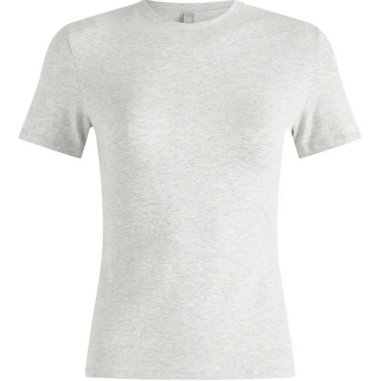 Хлопковая футболка Skims, серый
Хлопковая футболка Skims, серый