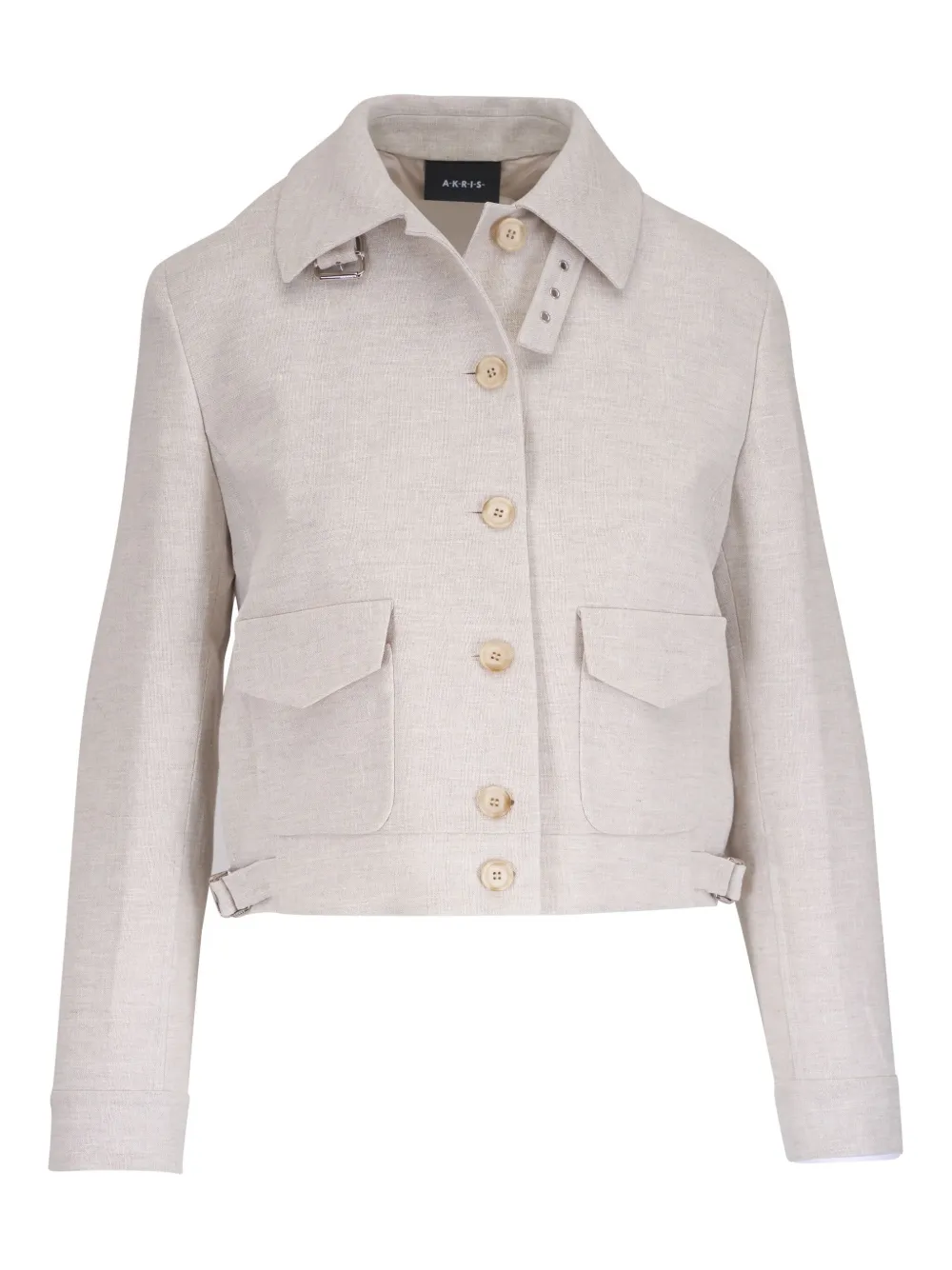 Куртка-рубашка на пуговицах Akris, нейтральный
Куртка-рубашка на пуговицах Akris, нейтральный