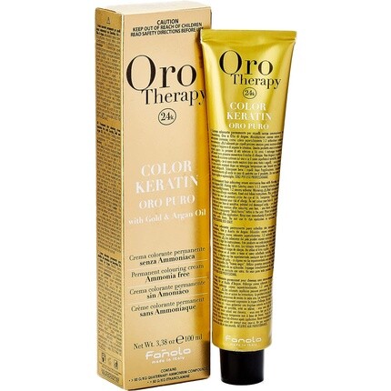 Oro Therapy Keratin 4.0 Средне-коричневая стойкая краска для волос 100 мл, Fanola
Oro Therapy Keratin 4.0 Средне-коричневая стойкая краска для волос 100 мл, Fanola