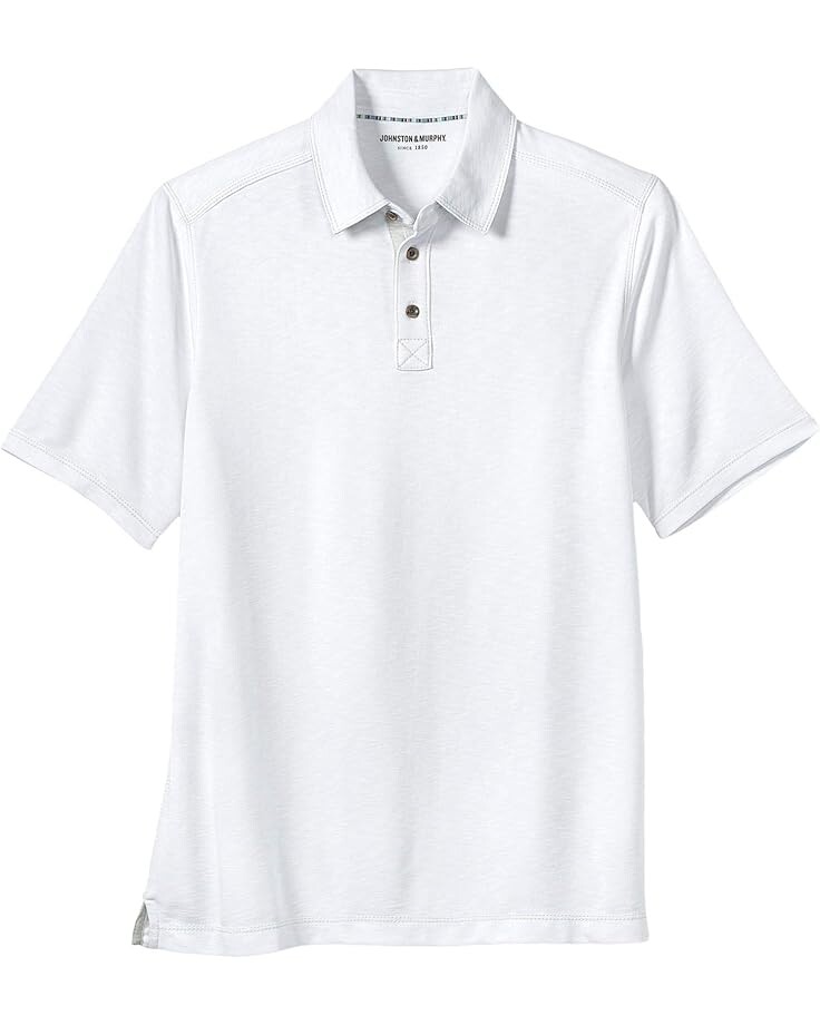 Поло Johnston & Murphy Vintage Slub, белый
Поло Johnston & Murphy Vintage Slub, белый