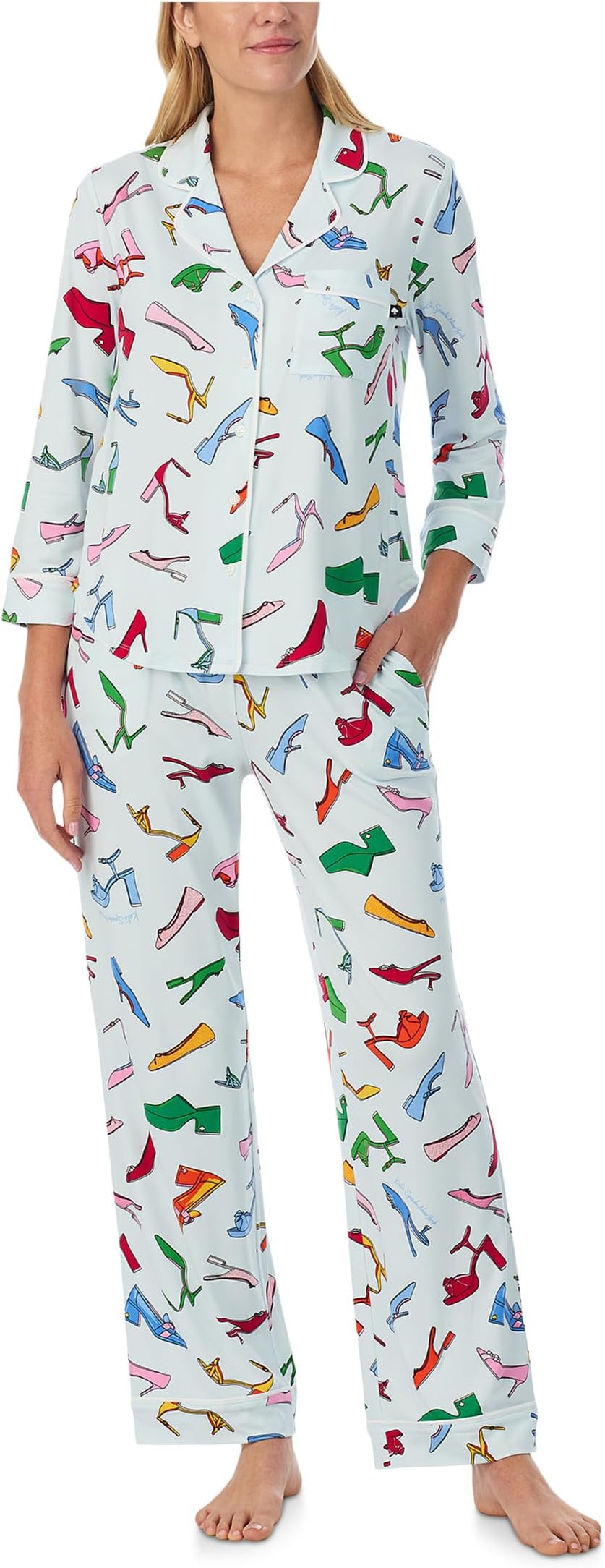 Пижама Kate Spade New York 3/4 Sleeve Brushed Jersey Long PJ Set, цвет Favorite Shoes
Пижама Kate Spade New York 3/4 Sleeve Brushed Jersey Long PJ Set, цвет Favorite Shoes