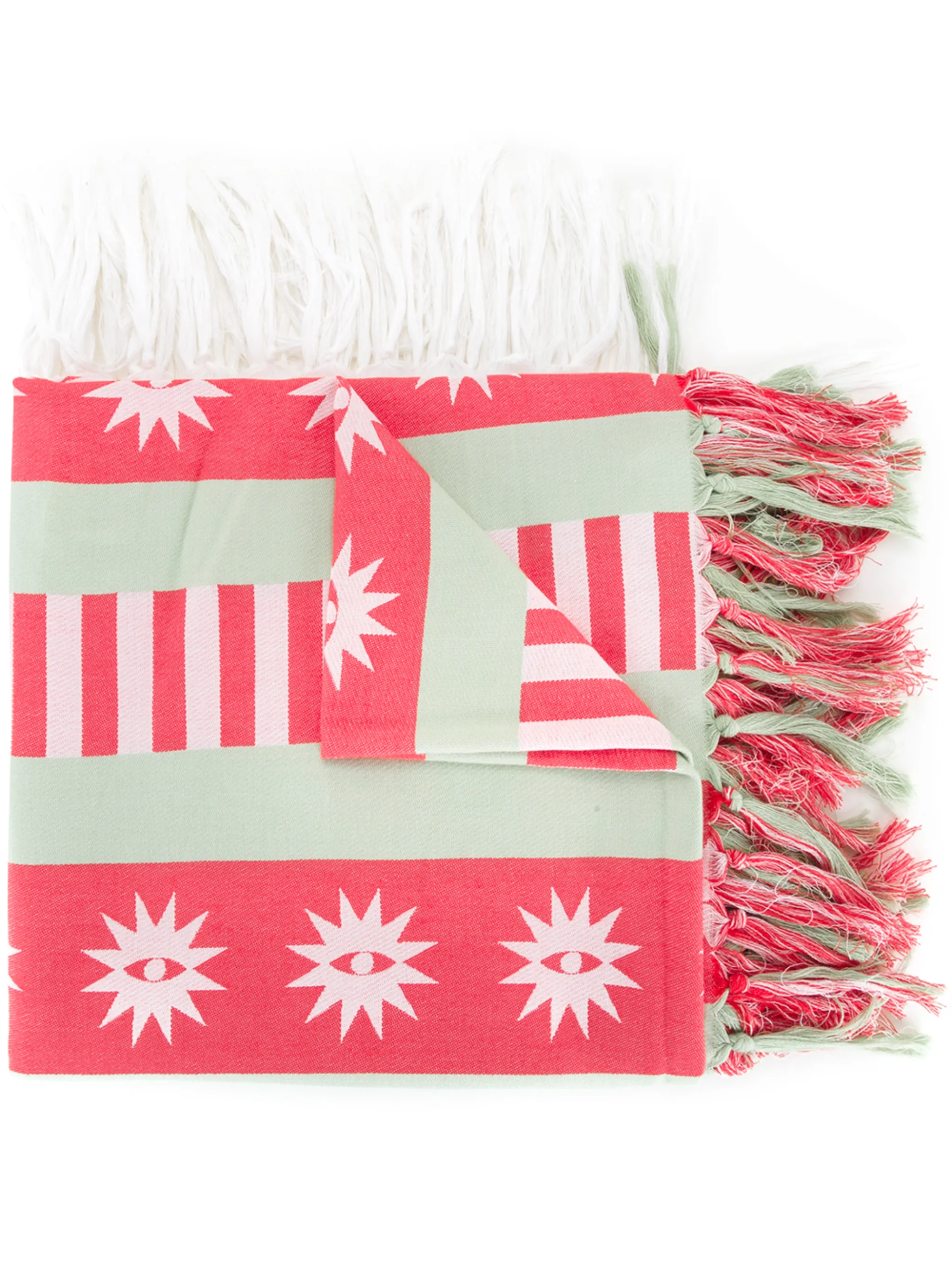 Платок с принтом и бахромой Undercover, красный
Платок с принтом и бахромой Undercover, красный