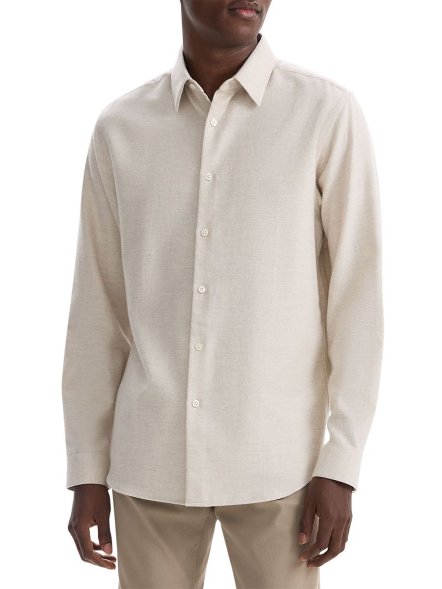 Рубашка из твила Irving Flannel Theory, цвет Natural Melange
Рубашка из твила Irving Flannel Theory, цвет Natural Melange