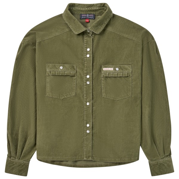 Женская рубашка-блузка из дикого бархата Amundsen Sports, зеленый 
Женская рубашка-блузка из дикого бархата Amundsen Sports, зеленый