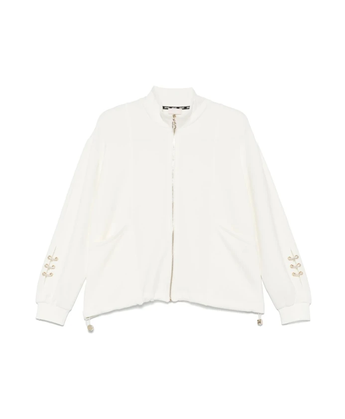 Стильная толстовка на молнии с эффектными деталями. Liu Jo, белый
Стильная толстовка на молнии с эффектными деталями. Liu Jo, белый