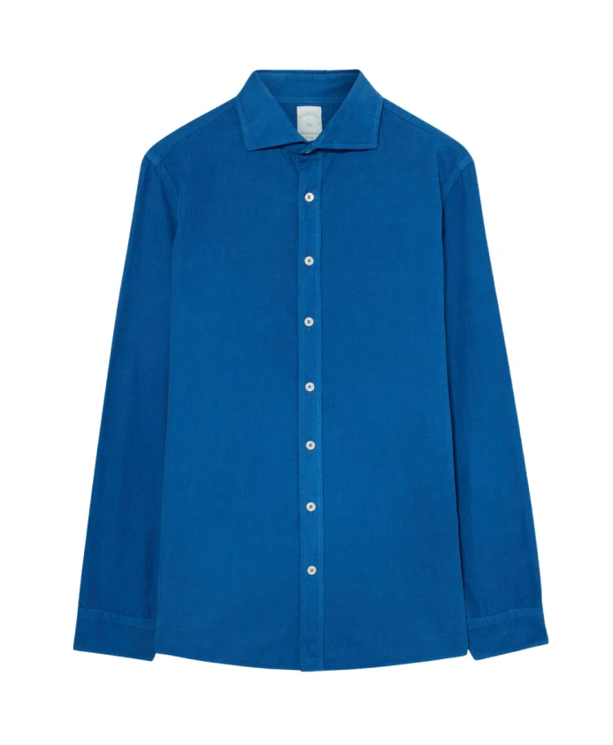 Приталенная вельветовая рубашка из хлопка с воротником на пуговицах. Brooks Brothers, синий
Приталенная вельветовая рубашка из хлопка с воротником на пуговицах. Brooks Brothers, синий