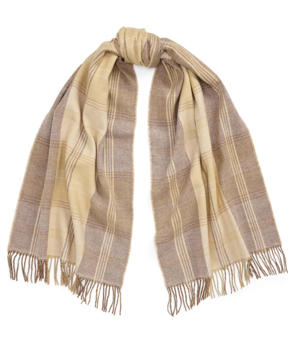 Шарф Lauren Ralph Lauren с добавлением шерсти, бежевый 
Шарф Lauren Ralph Lauren с добавлением шерсти, бежевый