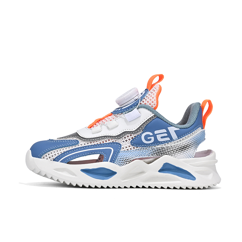 Детские сандалии с низким верхом, противоскользящие, с амортизацией, устойчивые к истиранию, дышащие, с поддержкой NEZHACHAOHAI, синий 
Детские сандалии с низким верхом, противоскользящие, с амортизацией, устойчивые к истиранию, дышащие, с поддержкой NEZHACHAOHAI, синий