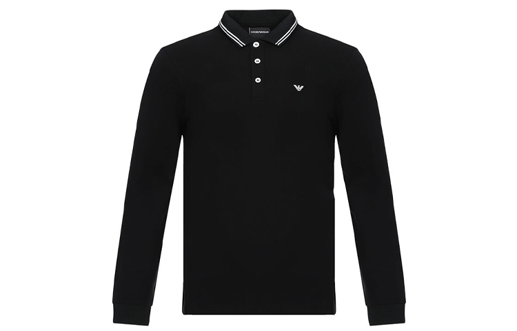 EMPORIO ARMANI Мужская черная поло, Черный, EMPORIO ARMANI Мужская черная поло
EMPORIO ARMANI Мужская черная поло, Черный, EMPORIO ARMANI Мужская черная поло