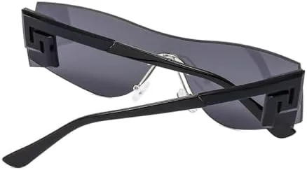 Модные солнцезащитные очки без оправы для женщин и мужчин. Стильная оправа с яркими линзами. Универсальные очки с защитой от УФ-излучения UV400 MTZJH, C2
Модные солнцезащитные очки без оправы для женщин и мужчин. Стильная оправа с яркими линзами. Универсальные очки с защитой от УФ-излучения UV400 MTZJH, C2