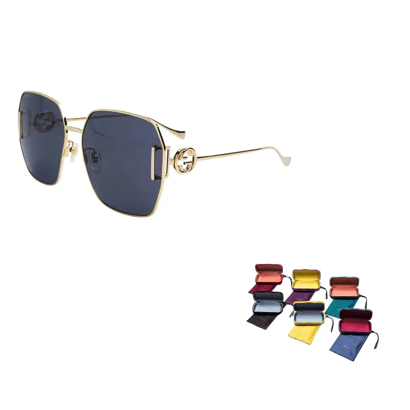 GUCCI Солнцезащитные очки с геометрической оправой, Gold
GUCCI Солнцезащитные очки с геометрической оправой, Gold