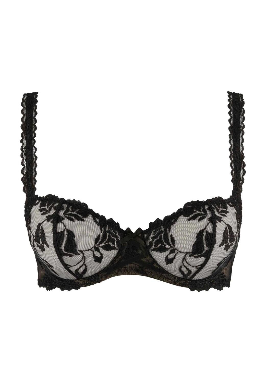 Женский кружевной бюстгальтер-балконет TM Softessence с вышивкой Aubade, цвет Noir
Женский кружевной бюстгальтер-балконет TM Softessence с вышивкой Aubade, цвет Noir