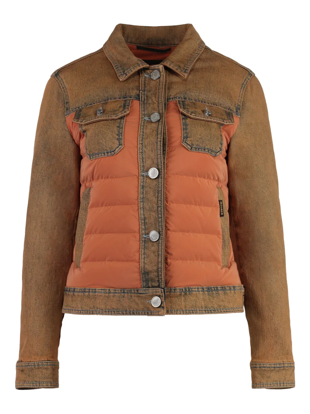 Джинсовая куртка Petunia с дутыми вставками Moorer, оранжевый
Джинсовая куртка Petunia с дутыми вставками Moorer, оранжевый
