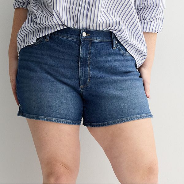 Джинсовые шорты mid rise Plus size Sonoma Goods For Life, Blue Wash
Джинсовые шорты mid rise Plus size Sonoma Goods For Life, Blue Wash